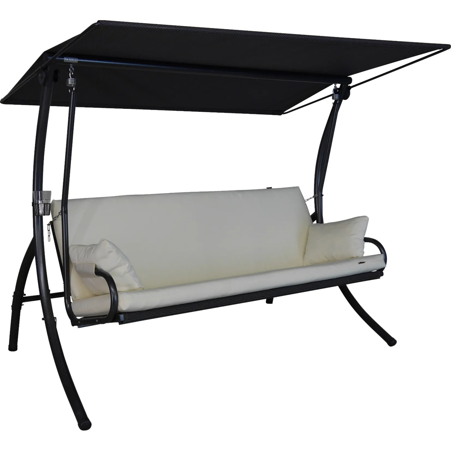 Angerer Freizeitmöbel Angerer Top Hollywoodschaukel Detroit 3-Sitzer mit Liegefunktion Beige