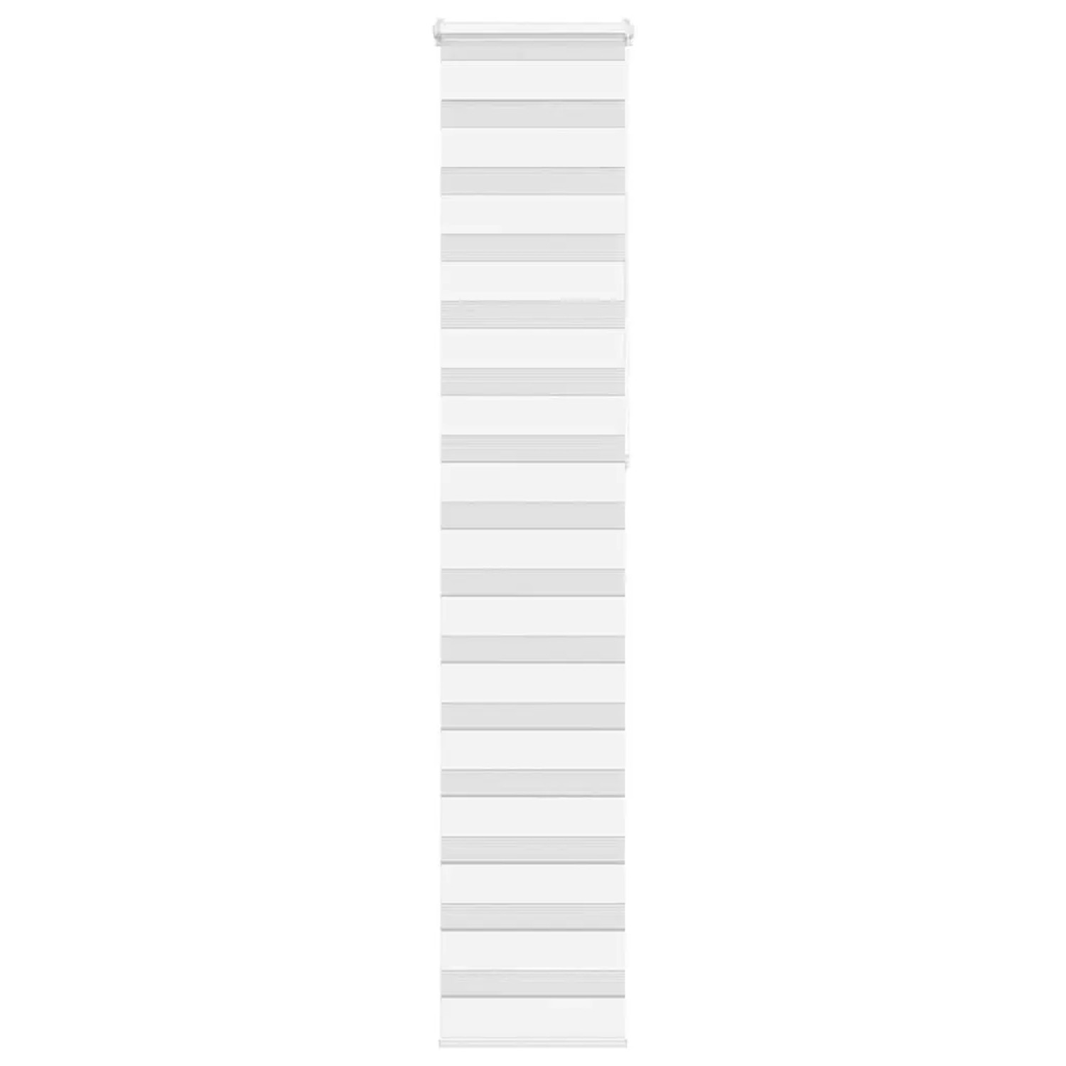 vidaXL Doppelrollo Weiß 50x230 cm Stoffbreite 45,9 cm Polyester 4014797