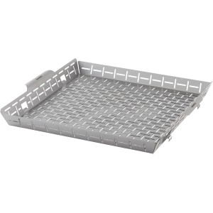 Weber Crafted Grillkorb GBS, 40x41cm, aus Edelstahl. Ideal für Gemüse und kleine Grillstücke.