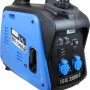 Güde Inverter Stromerzeuger ISG 2000-2, blauer Benzin Generator mit 2 Anschlüssen.