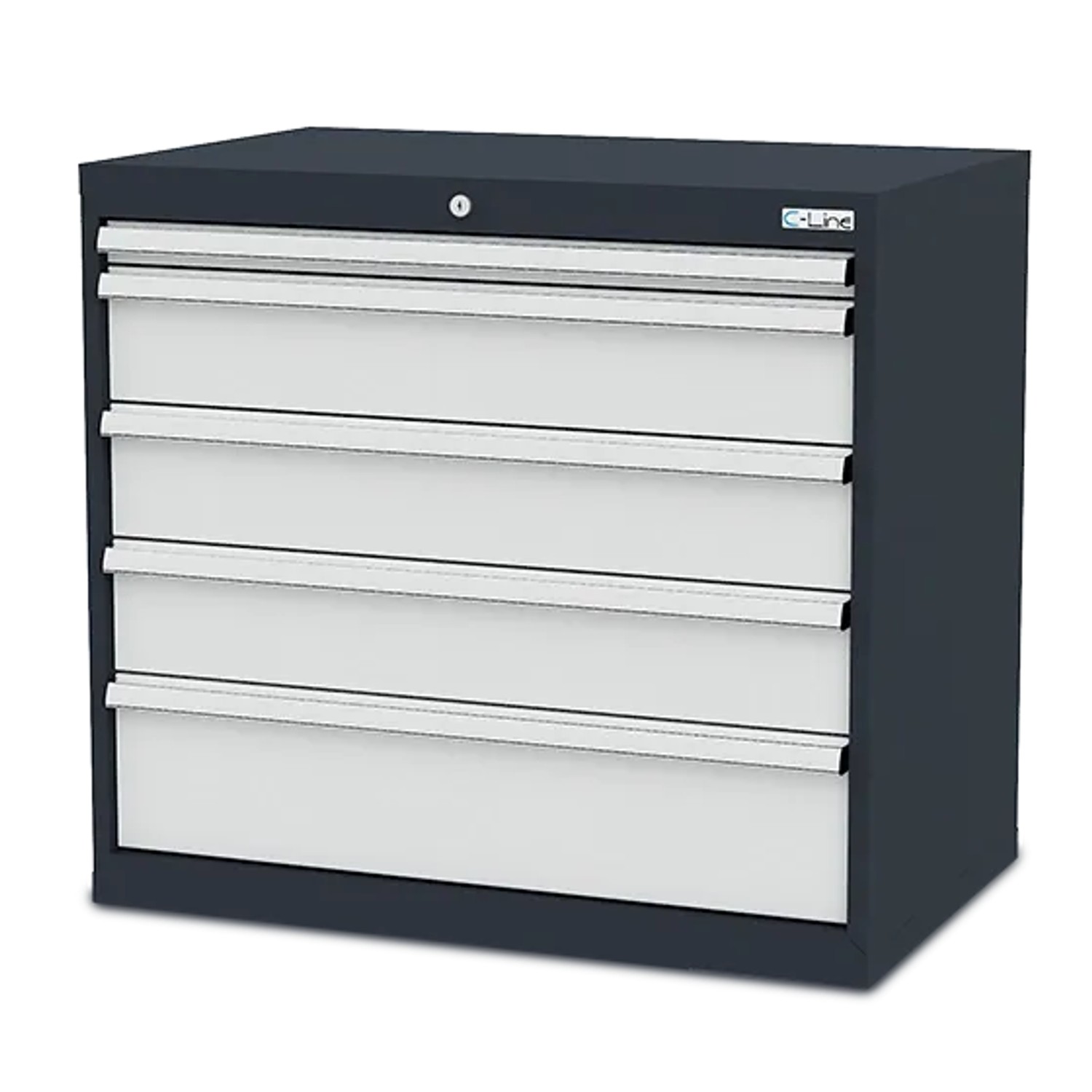 Simplaflex Schubladenschrank mit 5 Schubladen BxTxH 900 x 575 x 820 mm