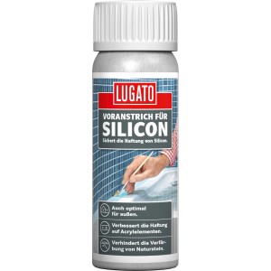 Lugato Voranstrich für Silikon, 100ml Flasche für bessere Haftung und Schutz vor Feuchtigkeit.
