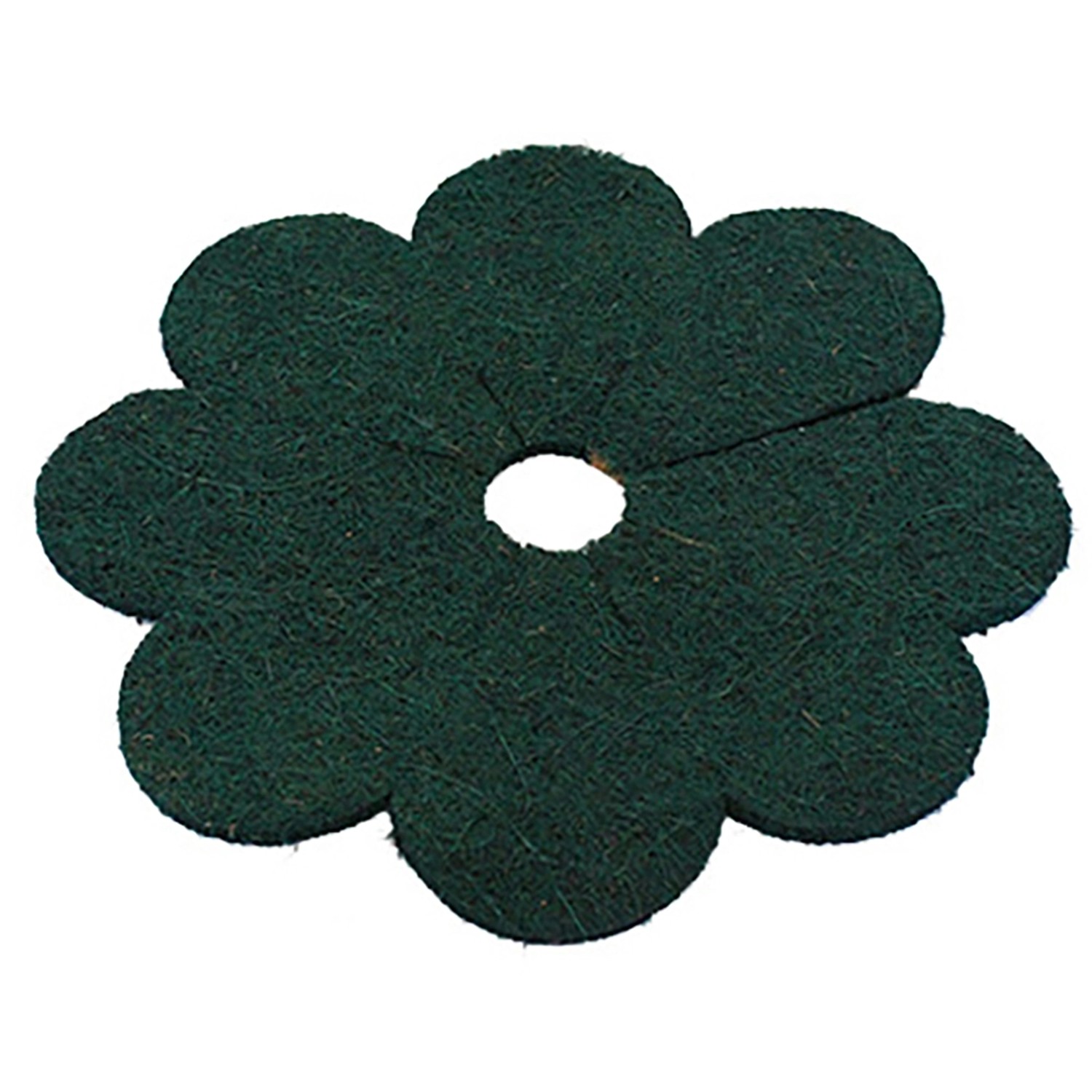 Mulchscheibe Blume Ø 37 cm Grün