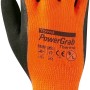 Winter Arbeitshandschuh Powergrab Thermo Gr. 11, orange/schwarz mit Latexbeschichtung.