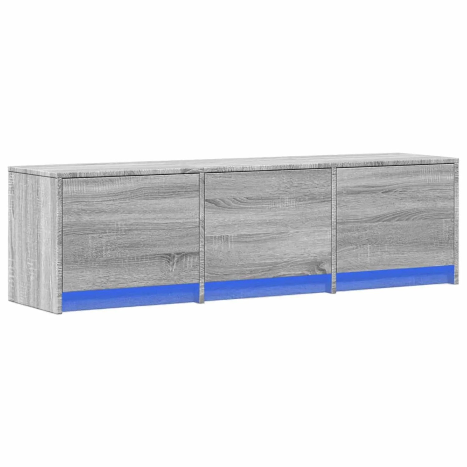 vidaXL TV-Schränk mit LED Graues Sonoma 140 x 34 x 40 cm Holzwerkstoff 8006560