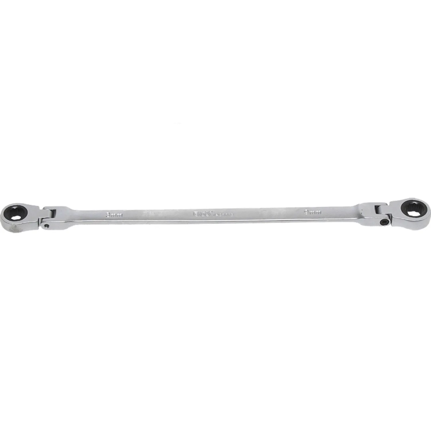 BGS Doppel Ratschen Gelenkschlüssel SW 8 X 9 Mm 1541 8X9