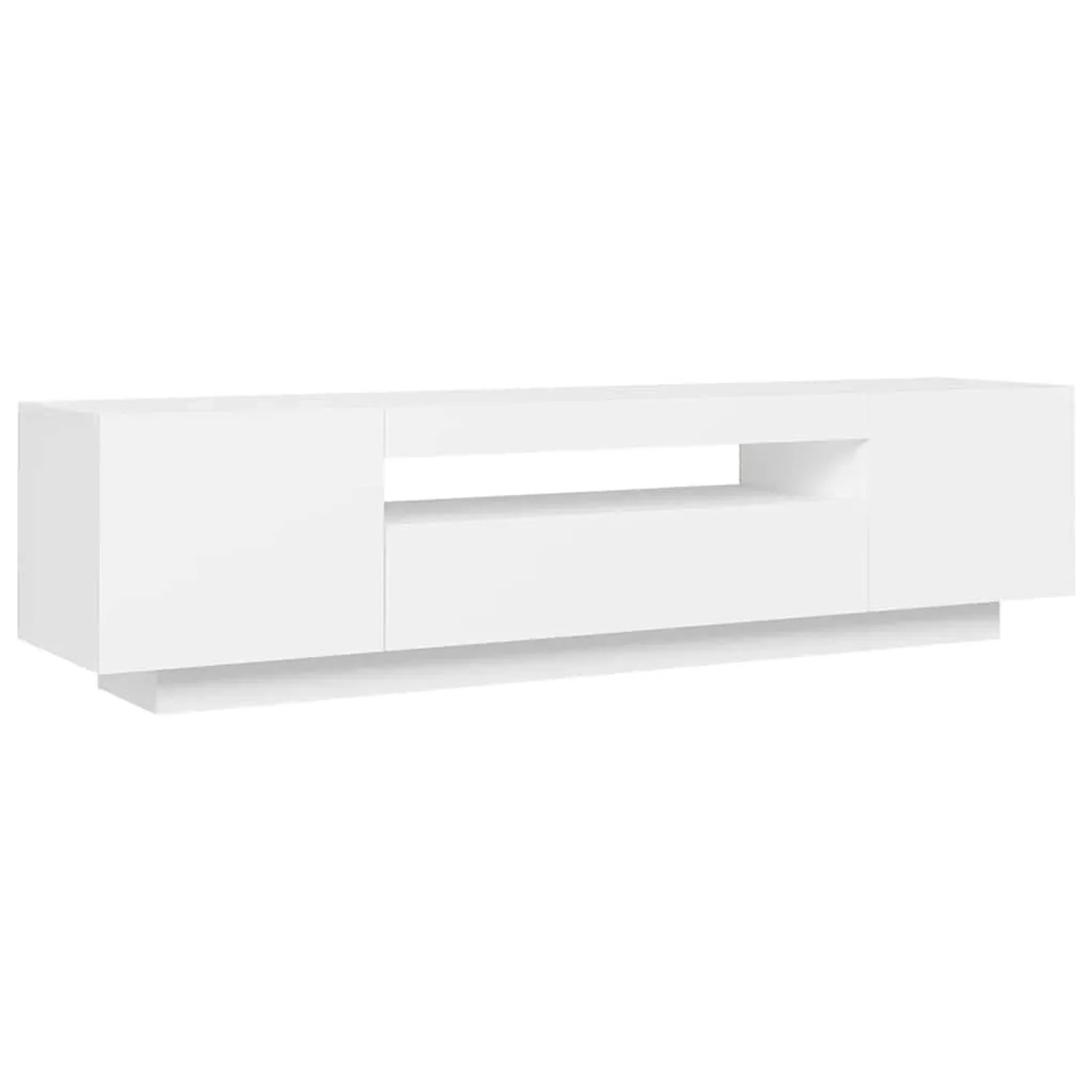 vidaXL TV-Schrank mit LED-Leuchten Weiß 160x35x40 cm 804427_7
