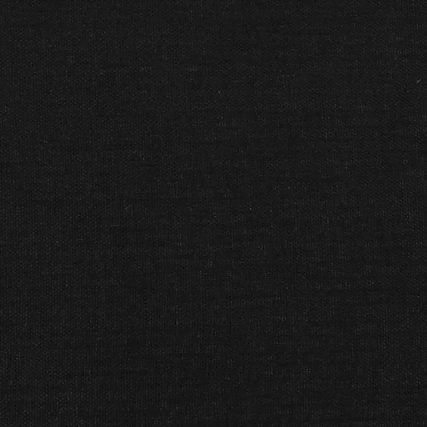 Detailaufnahme des schwarzen Stoffbezugs vom vidaXL Boxspringbett.