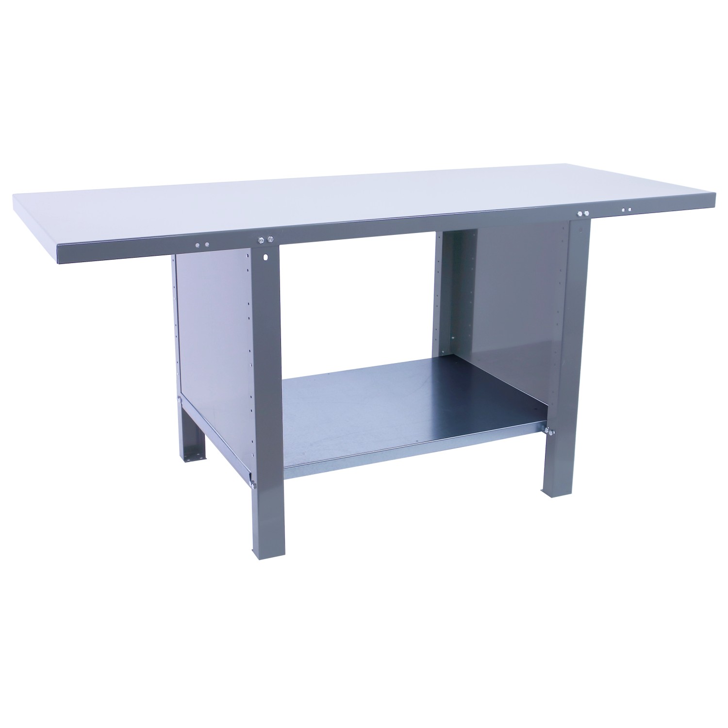 PROREGAL Werkbank BUFFALO METAL HxBxT 83x150x73cm Traglast 700kg Grau günstig online kaufen
