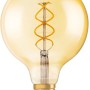 Osram LED-Leuchtmittel E27 Globeform, 4W, extra warmes Licht, goldfarben.
