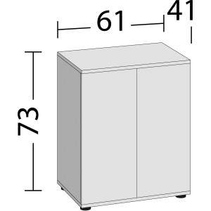 Juwel Aquariumunterschrank SBX Lido 120, helles Holz, mit Maßen 61x41x73 cm.