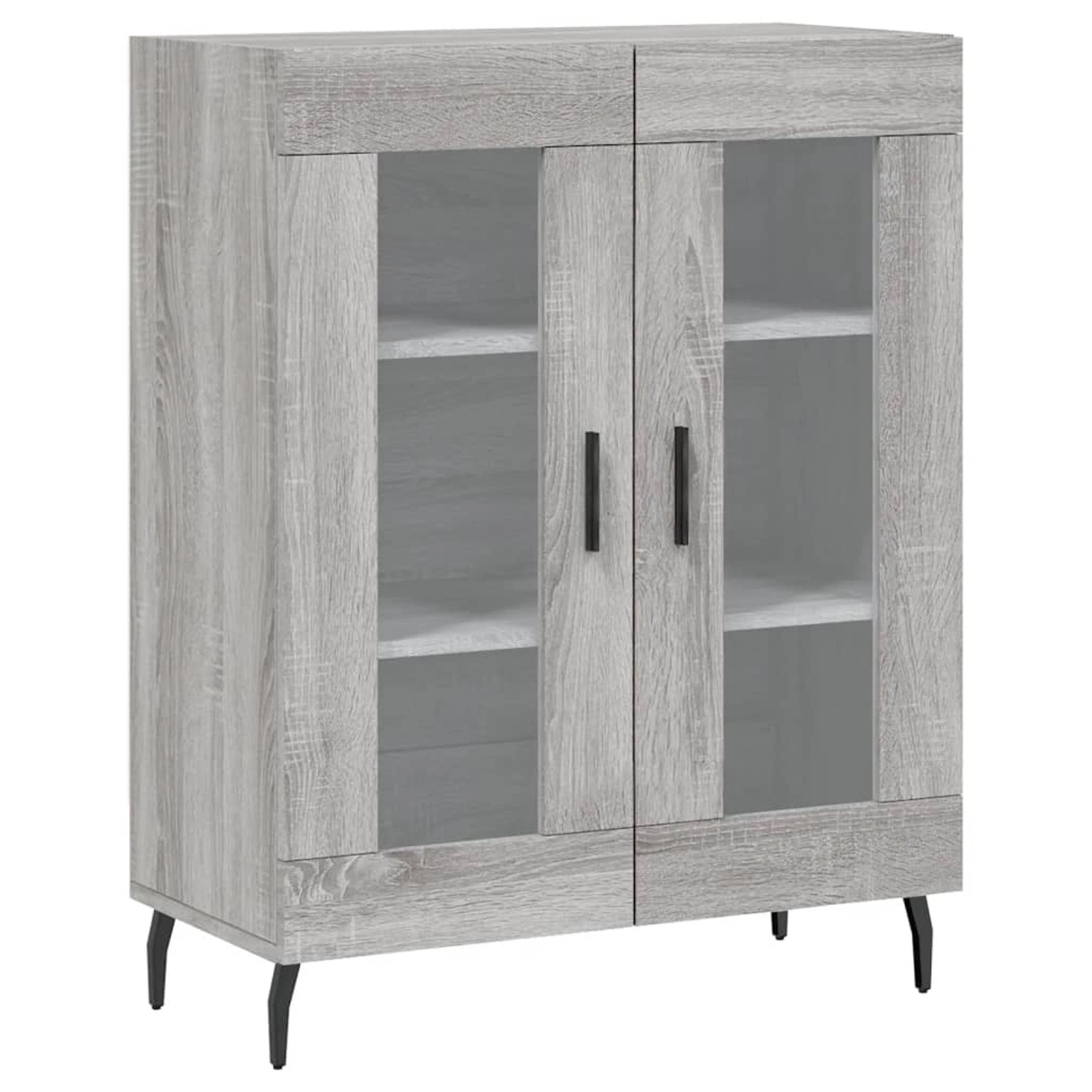 vidaXL Sideboard Grau Sonoma 69,5x34x90 cm Holzwerkstoff 827810 günstig online kaufen