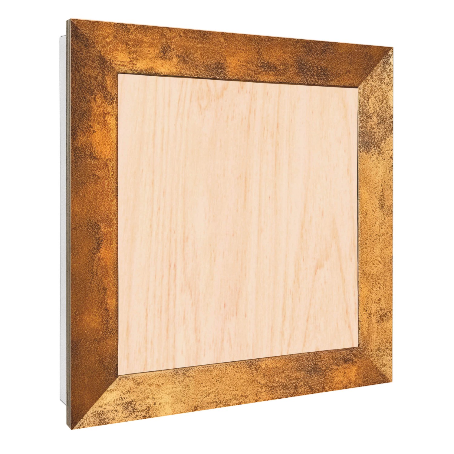 Banjado Schlüsselkasten mit Holzfront 30x30cm Weiß Scharnier Links 50 Haken günstig online kaufen