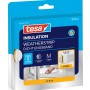 Tesamoll Schaumstoff Dichtung, weiß, 6m, für Fenster und Türen zur Abdichtung von Spalten 1-5mm.