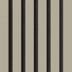 Muster Akustikpaneel Sandgrau/Schwarz: Wandpaneel mit Filz für bessere Raumakustik.