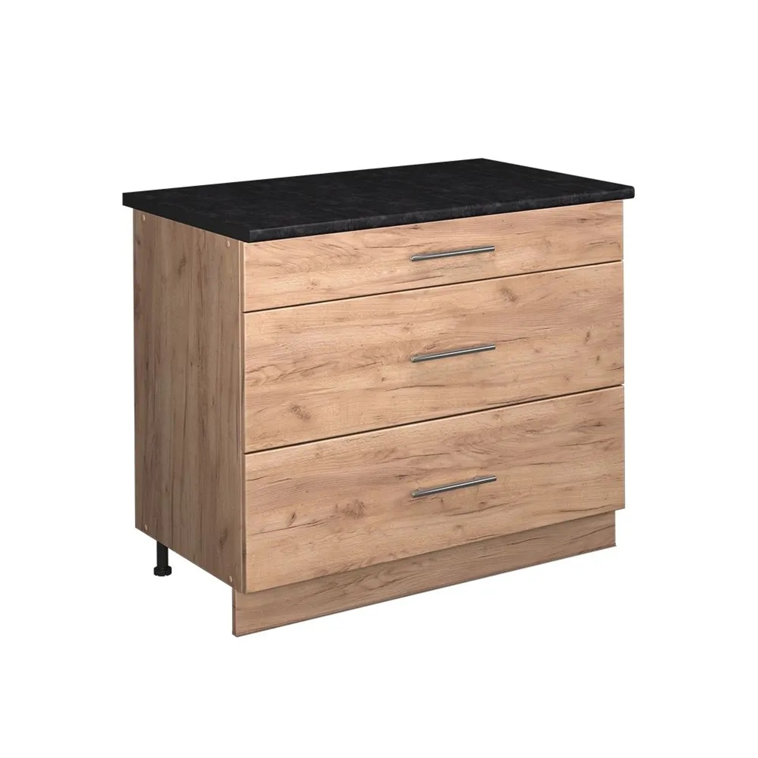 Vicco Küchenunterschrank Fame-Line Goldkraft Eiche/Goldkraft Eiche 100 x 82 AP Anthrazit Art Nr 62042