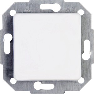 Kopp Aus-/Wechselschalter Europa, arktisweiß, für Schalterprogramme.