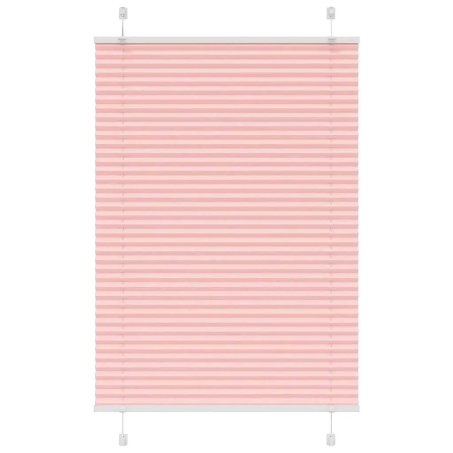 vidaXL Plissee Rosa 85x150 cm Stoffbreite 84,4 cm Polyester 4015446 günstig online kaufen