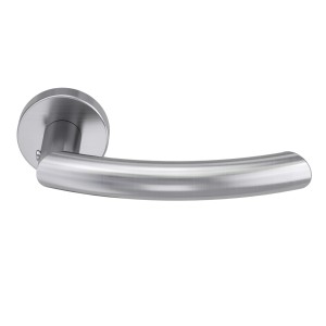 Novadoors Türgriff Nova Amico, rosettenlos, Edelstahl. Türbeschlag für Innentüren mit Smart2Lock.