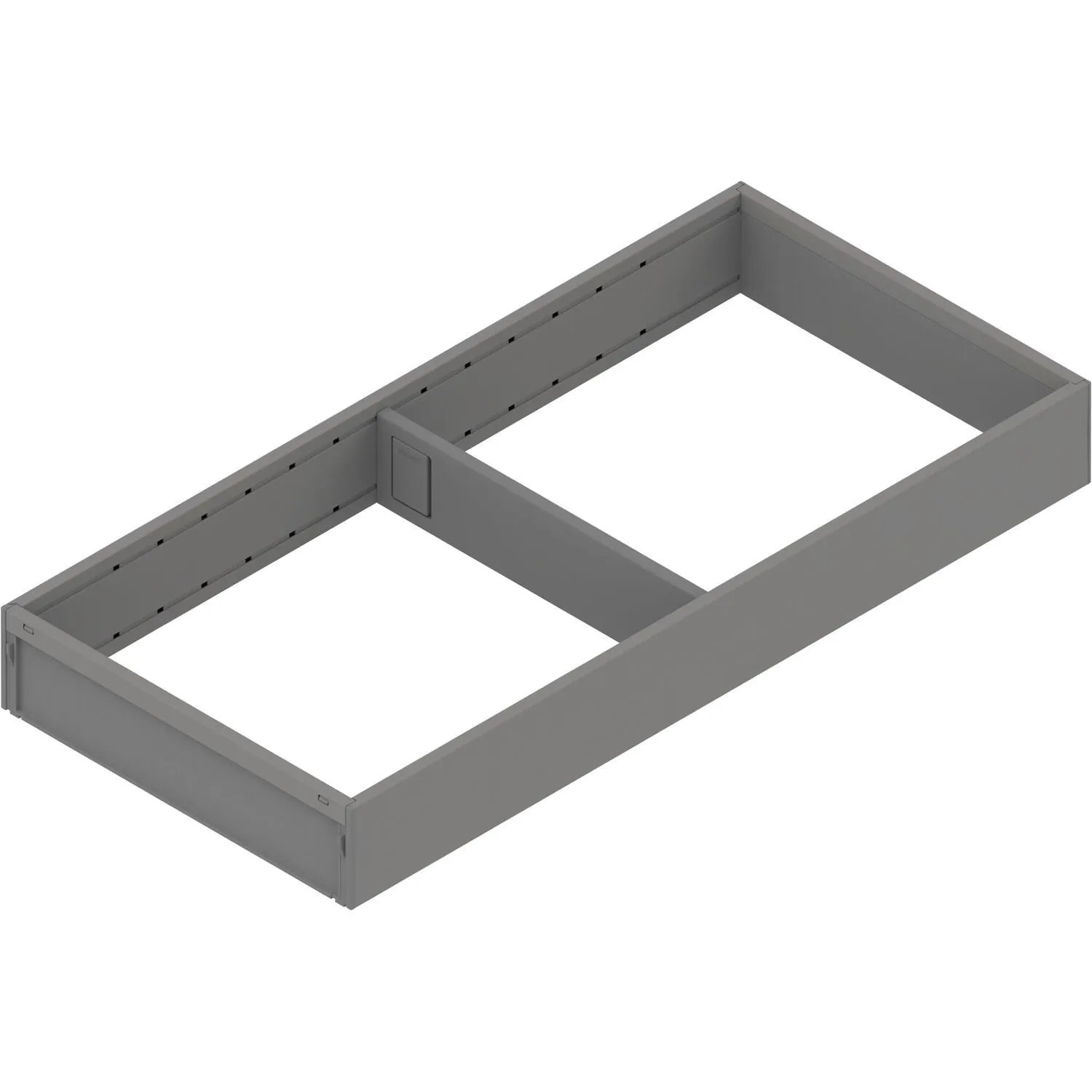 Blum Schubkastenrahmen Ambia-Line Breite 422x200x50 mm Schubladeneinsatz Stahl Indiumgrau Matt