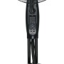 Schwarzer Standventilator SV 75-43 mit Sprühnebel-Funktion, Ø 43 cm. Ventilator für kühlende Luft.