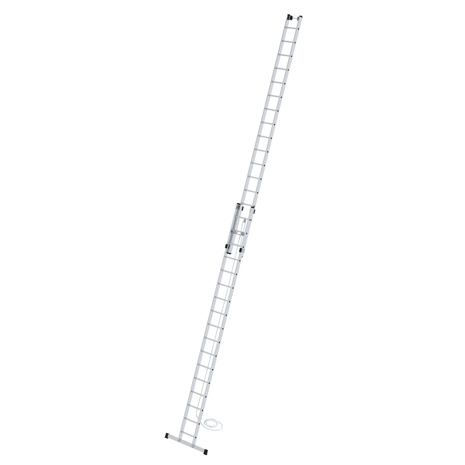 PROREGAL Sprossen-Seilzugleiter mit Standard-Traverse 2 x 17 Sprossen günstig online kaufen