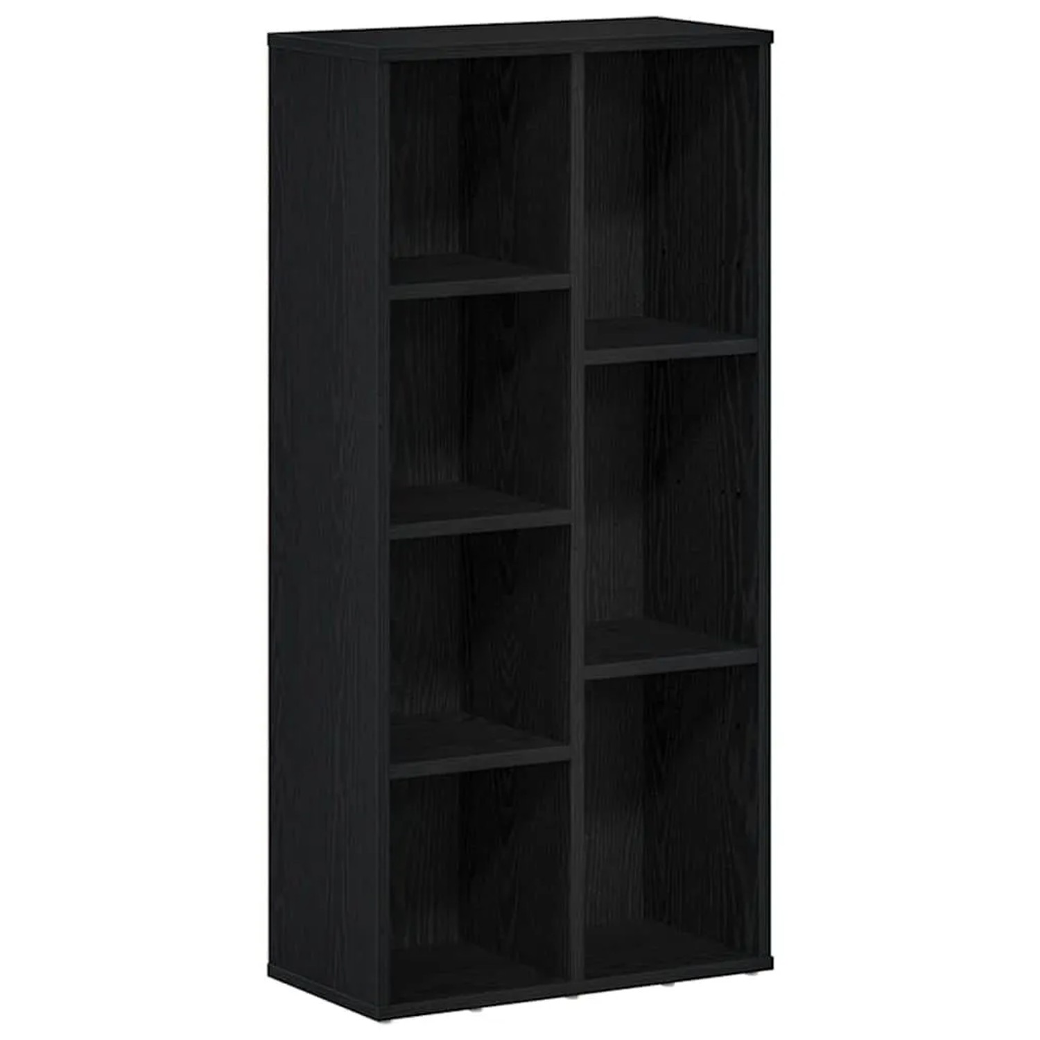 vidaXL Bücherregal Schwarz Eichen-Optik 50x25x104 cm Holzwerkstoff 862470 günstig online kaufen