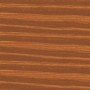 Holzoberfläche mit Xyladecor Holzschutz-Lasur 2in1 Kastanie matt behandelt.
