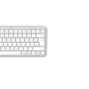 Weiße, kabellose Hama Multi-Device Tastatur WK-500 QWERTZ für Computer & Multimedia.