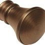 Gardinia Endstück Windsor Konus, Bronze, 2er-Pack für 25 mm Stangen.