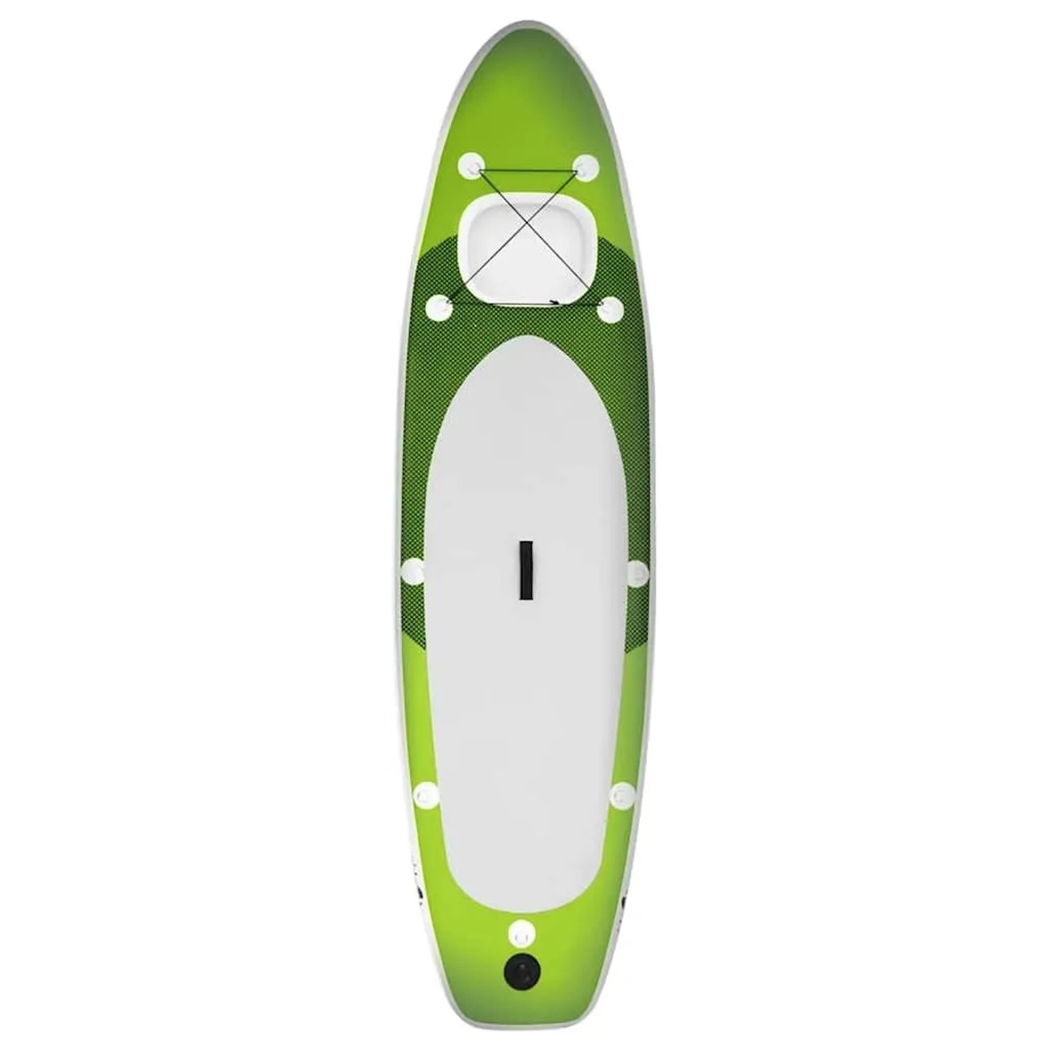 vidaXL SUP-Board-Set Aufblasbar Grün 330x76x10 cm 93387_3