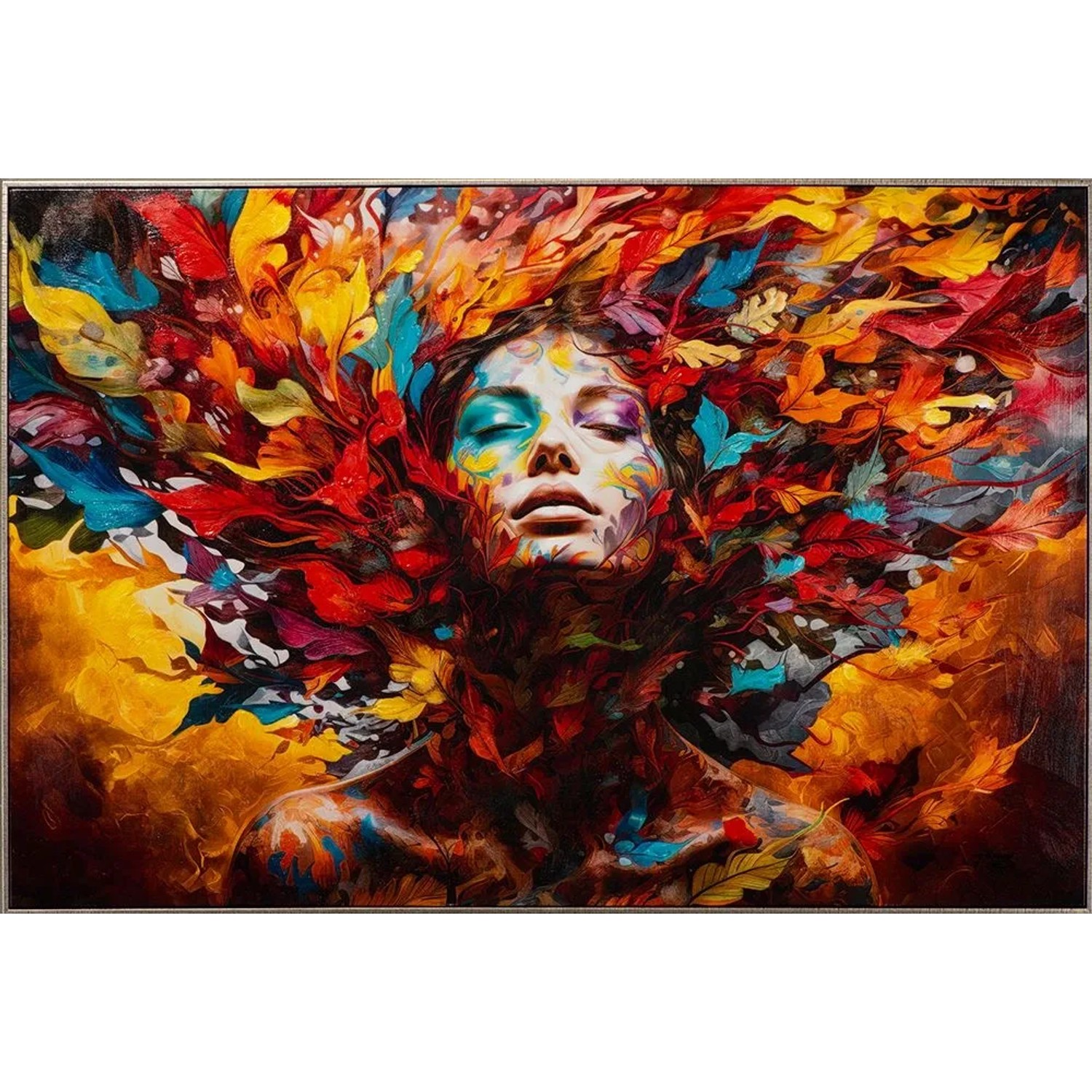 Art Universe Leinwandbild Dream of Leaves 81 x 121 cm