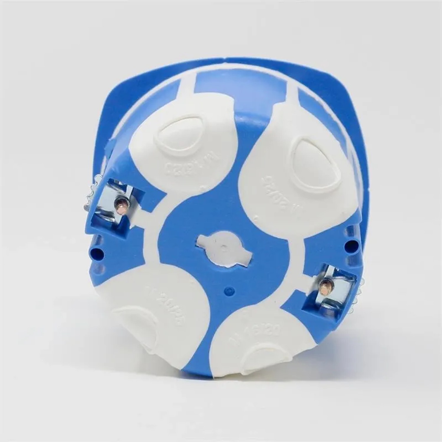 world-trading-net Einzel Hohlwanddose Winddicht Blau 68mm HW Dose_4