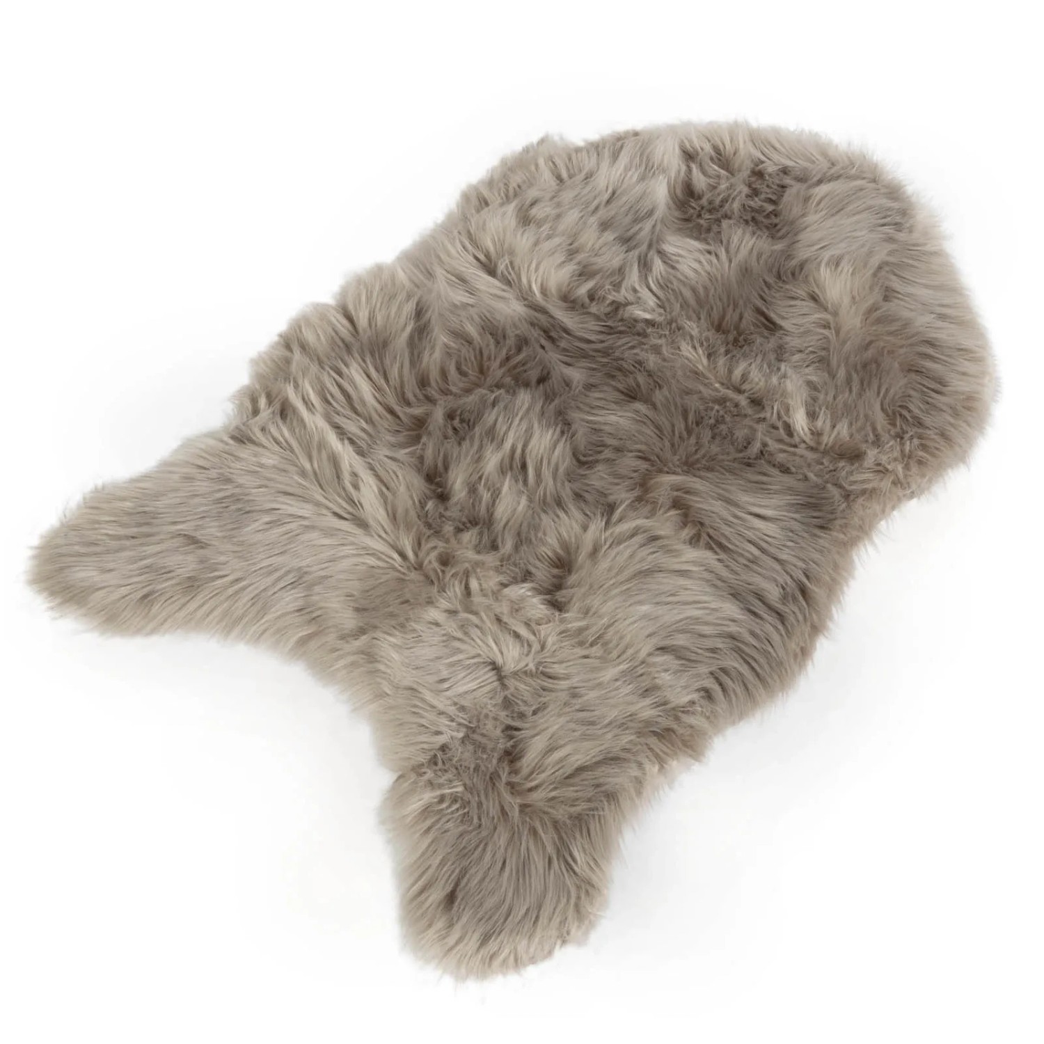 KARAT Kunstfell Nelly Flauschiges Dekofell Individuell Einsetzbar Dark Beige