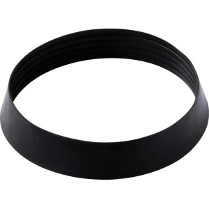 Schwarze KÖRO Keildichtung Weich 2 für 50 mm Spülkastenauslauf, Dichtungsring.