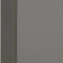 Pelipal Bad-Hängeschrank Serie 4005, 30 cm breit, in Steingrau Hochglanz mit silbernem Griff.
