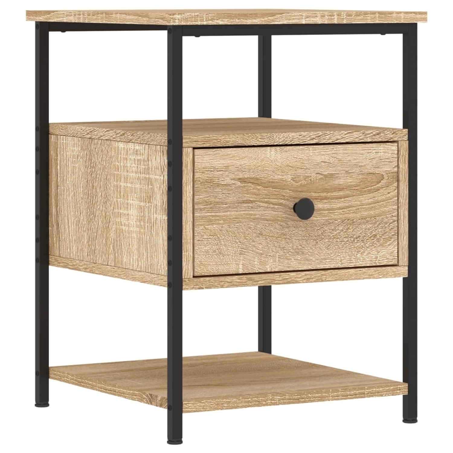 vidaXL Nachttisch Sonoma-Eiche 40x42x56 cm Holzwerkstoff 826025