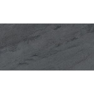 Feinsteinzeug Bodenfliese Olympus Anthrazit, matte Steinoptik, 59,7x29,7 cm.