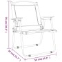 vidaXL Campingstühle 2 Stk Grün 54x55x78 cm Oxford-Gewebe 319486_8