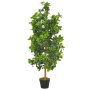 Künstlicher Lorbeerbaum, 120 cm hoch, im Topf. Dekorative Kunstpflanze für Innenräume.