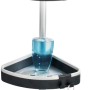 Wenko Teleskop Duschregal Wave aus Aluminium mit drei Ablagen und Spiegel.