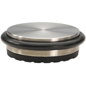 Wagner Big Disk Türstopper in Edelstahl-Optik mit Anti-Rutsch-Ring für sicheren Stand.