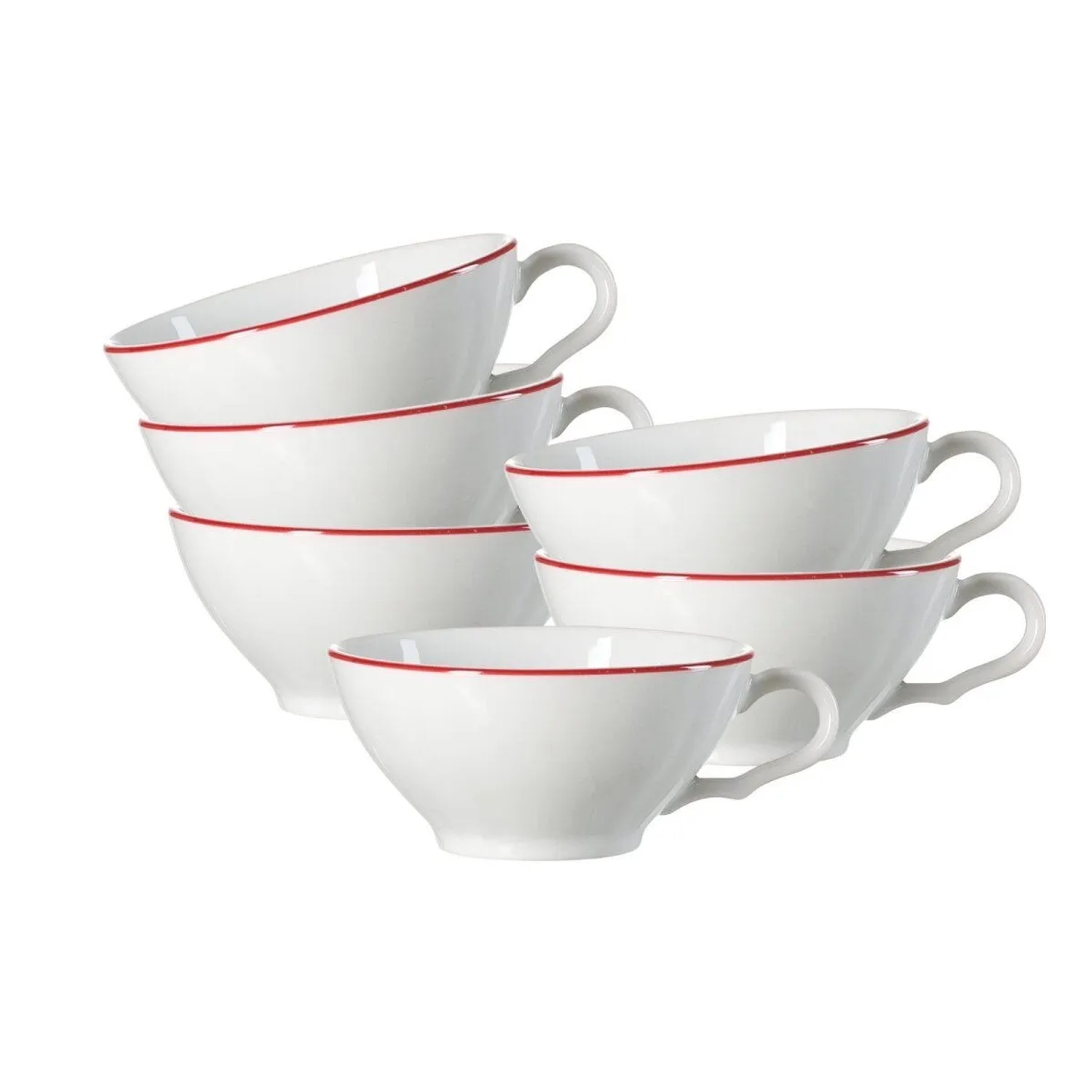 Ritzenhoff & Breker Ostfriese Teetasse 100 ml 6er Set Rot