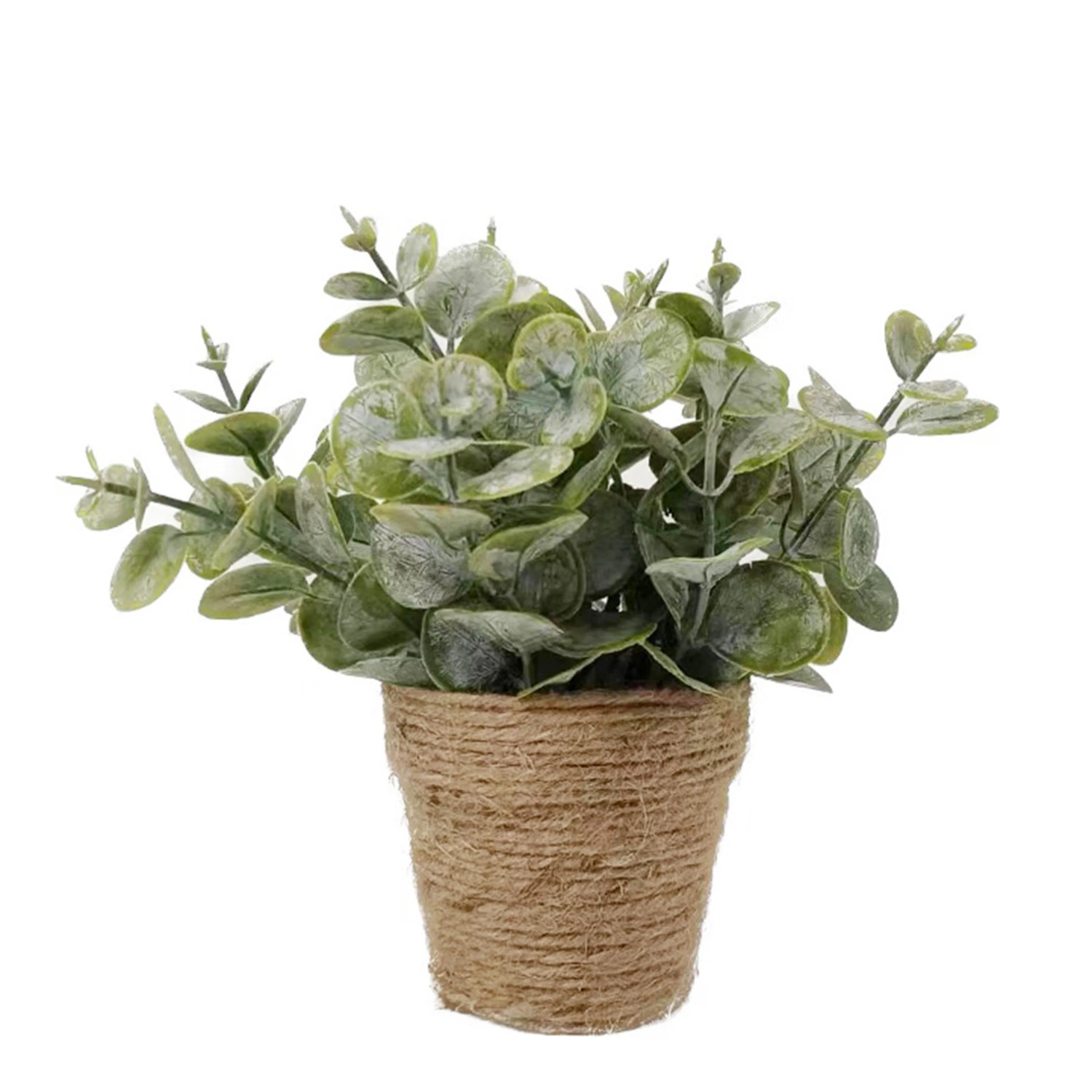 MICA künstlicher Eukalyptus im Topf 20 cm x Ø 15 cm Grün kaufen bei OBI