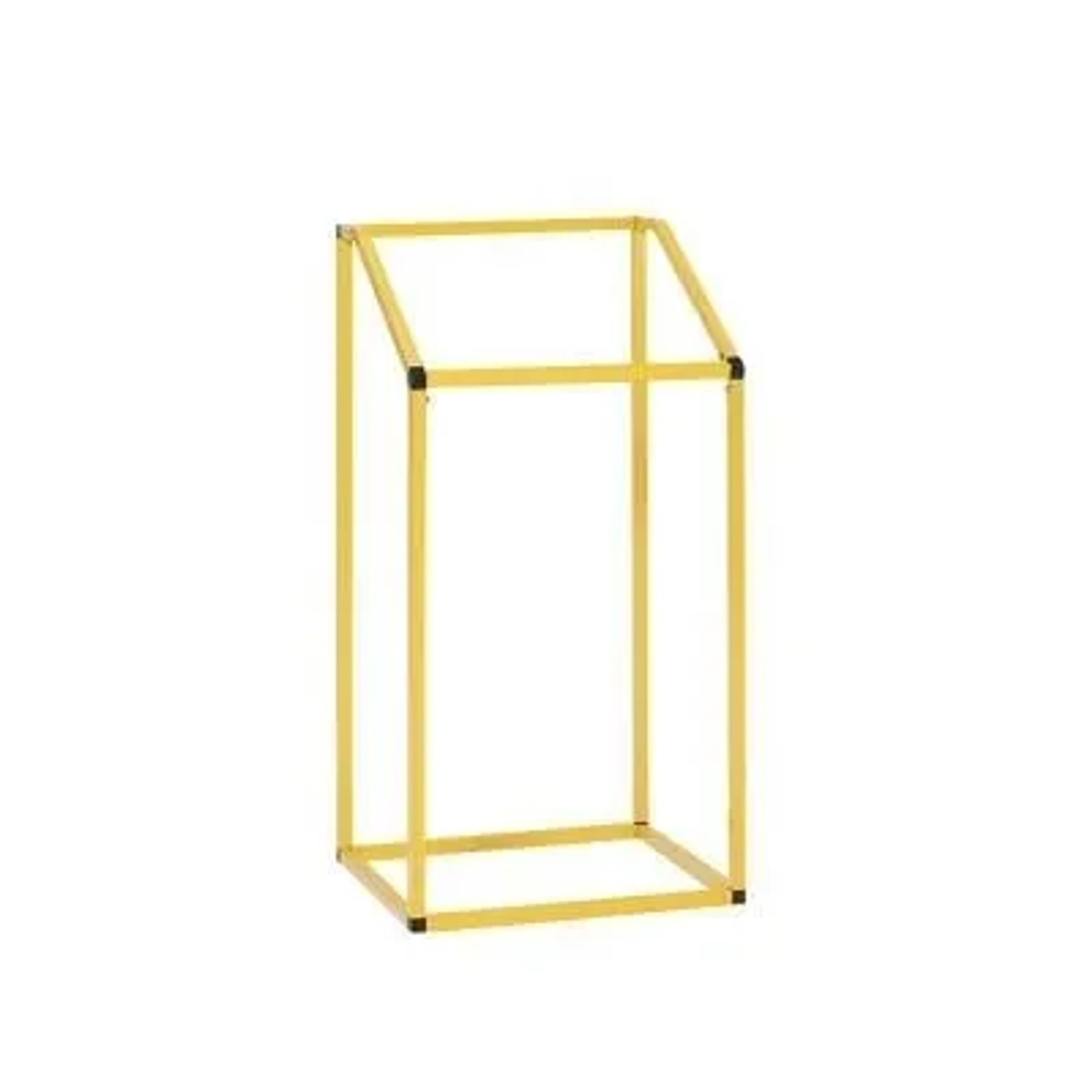 PROREGAL Robuster Müllsackhalter Aus Vierkantrohren Für 240 Liter HxBxT 119 x 63 x 54 cm Stahl Gelb