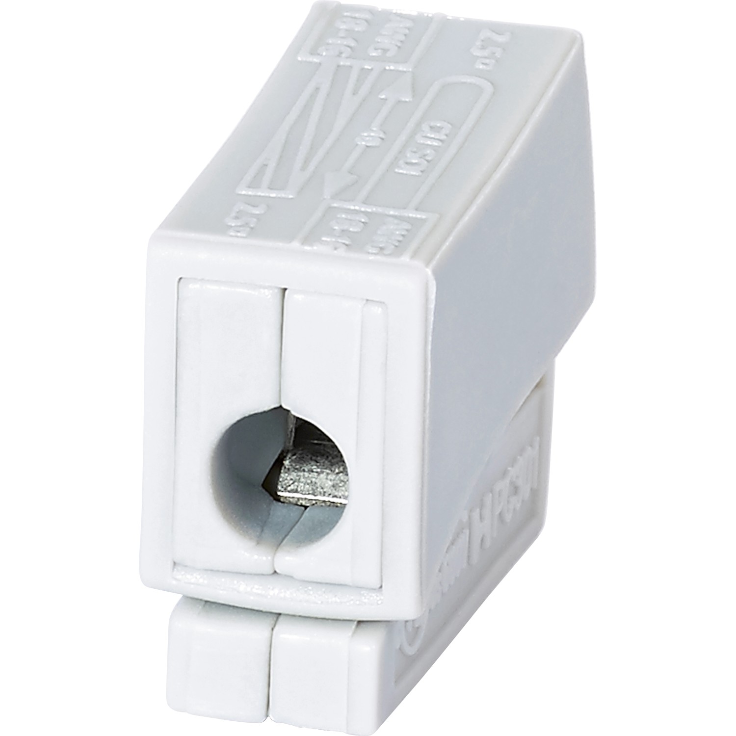 Leuchtenklemme 1-polig Ø 0,75 mm - Ø 2,5 mm 25 Stück