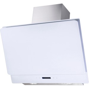 Respekta Kopffreihaube CH77060WA, 60 cm, Glas Weiß, mit LED-Beleuchtung und Touch Control.