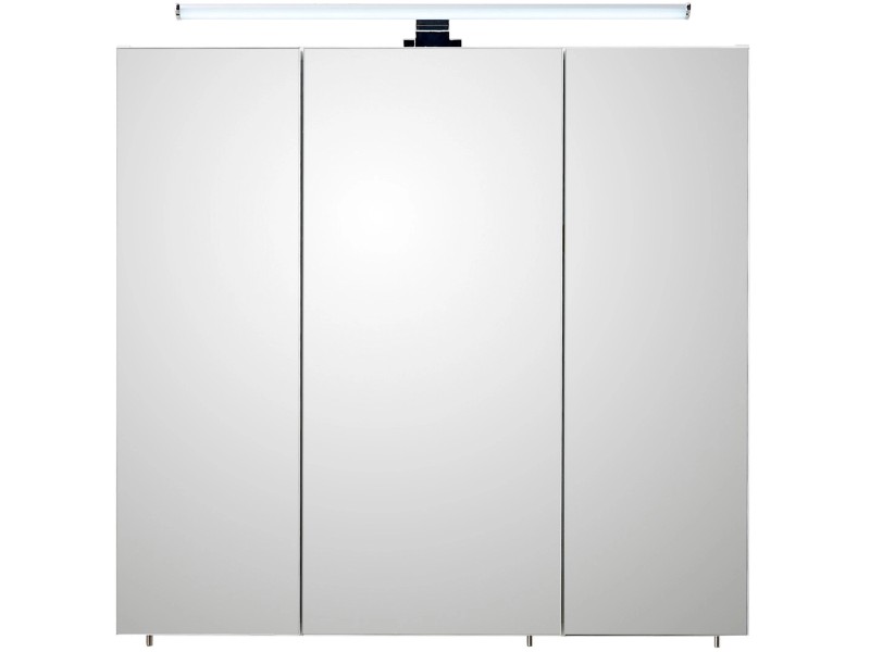 Pelipal Spiegelschrank Quickset 360 OBI 75 Türen Weiß bei cm Softclose Glänzend mit kaufen