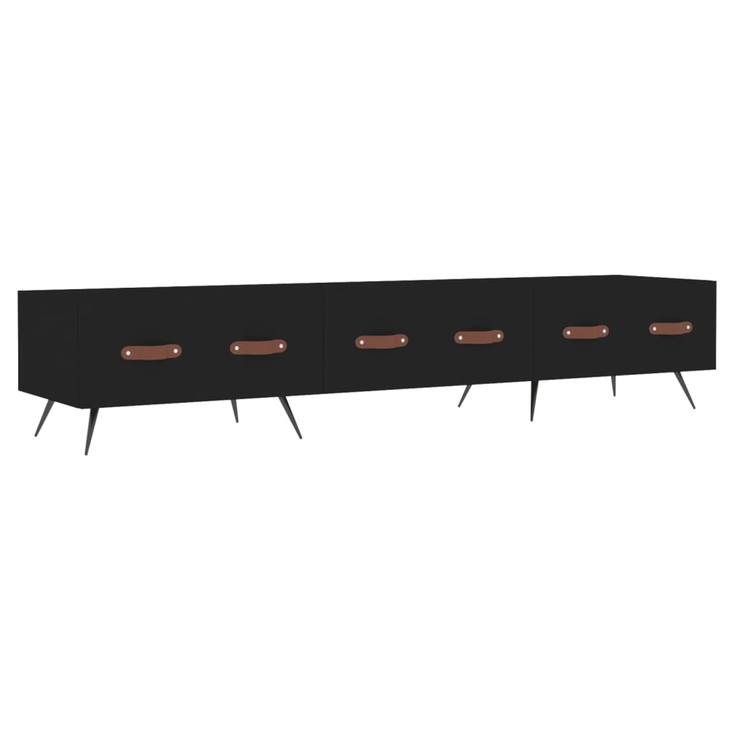 VidaXL TV-Schrank Schwarz 150x36x30 cm Holzwerkstoff  Modell 6 günstig online kaufen