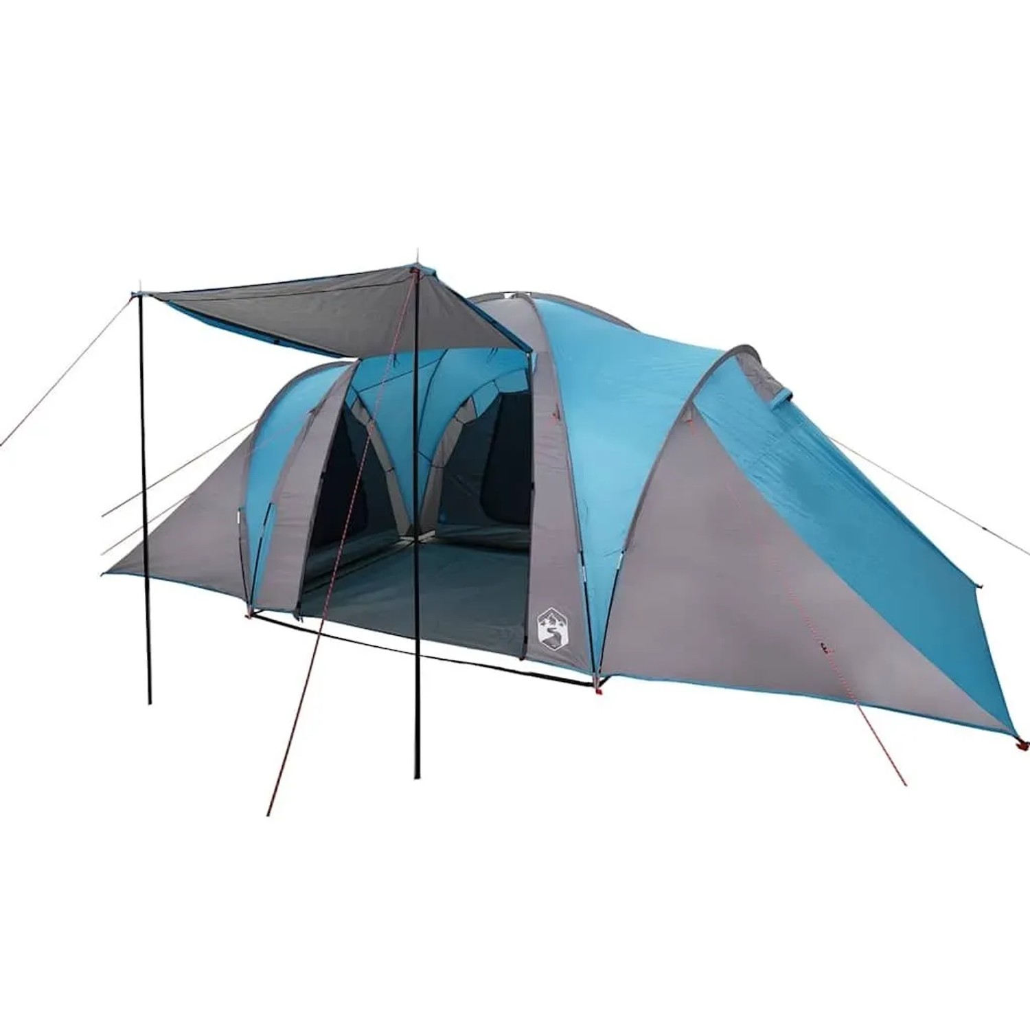vidaXL Kuppel-Familienzelt 6 Personen Blau Wasserdicht 4009387